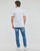 Textiel Heren T-shirts korte mouwen Calvin Klein Jeans LOGO TAPE TEE Wit