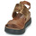 Schoenen Dames Sandalen / Open schoenen Metamorf'Ose NAPERON Goud / Brown / Zwart