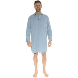 Textiel Heren Pyjama's / nachthemden Le Pyjama Français CHARLIEU Blauw