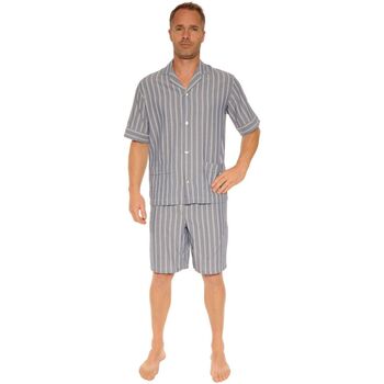 Textiel Heren Pyjama's / nachthemden Pilus GISLAIN Blauw