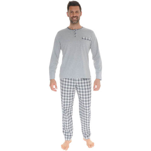Textiel Heren Pyjama's / nachthemden Pilus LEDONIS Grijs