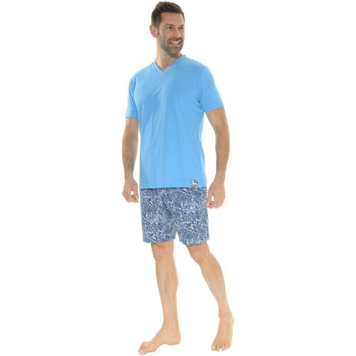 Textiel Heren Pyjama's / nachthemden Pilus PHIDEAS Blauw