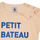 Textiel Kinderen T-shirts korte mouwen Petit Bateau FAON Beige / Blauw