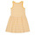 Textiel Meisjes Korte jurken Petit Bateau FLAVY Wit / Geel
