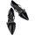 Schoenen Dames Sandalen / Open schoenen Melissa Sandals Pointy Stripe Fly - Black Zwart