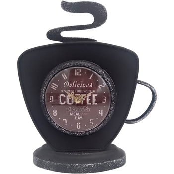 Wonen Klokken Signes Grimalt Vintage Koffieklokklok Zwart