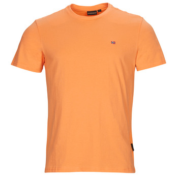 Textiel Heren T-shirts korte mouwen Napapijri SALIS Orange