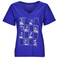 Textiel Dames T-shirts korte mouwen One Step FW10001 Blauw