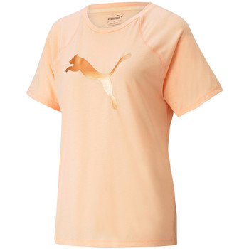 Textiel Dames T-shirts korte mouwen Puma  Orange