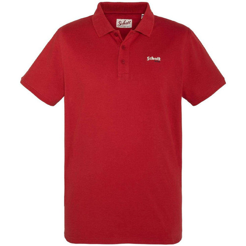 Textiel Heren T-shirts & Polo’s Schott  Rood