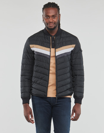 Textiel Heren Wind jackets BOSS Covillo Zwart / Beige / Wit