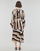 Textiel Dames Lange jurken BOSS Detola1  camel / Wit / Zwart