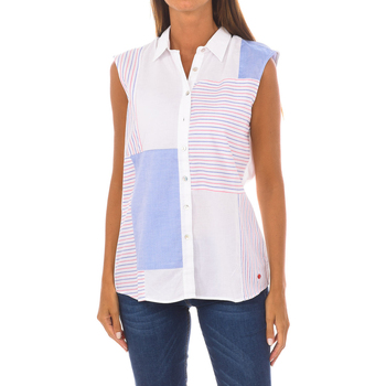 Textiel Dames Tops / Blousjes Galvanni GLVSW1045031-WHITEMULTI Multicolour