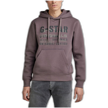 Textiel Heren Sweaters / Sweatshirts G-Star Raw Sweatshirt à capuche  Multi layer originals Violet