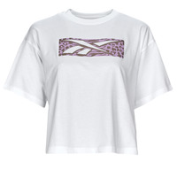 Textiel Dames T-shirts korte mouwen Reebok Classic Graphic Tee -Modern Safari Wit