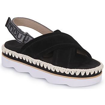 Schoenen Dames Sandalen / Open schoenen Mou MU.SW581001A-BLA Zwart