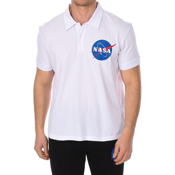 Textiel Heren Polo's korte mouwen Nasa NASA16PO-WHITE Wit