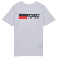 Textiel Jongens T-shirts korte mouwen Jack & Jones JJECORP LOGO TEE Wit