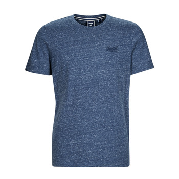 Textiel Heren T-shirts korte mouwen Superdry VINTAGE LOGO EMB TEE Turquoise / Sea / Grit