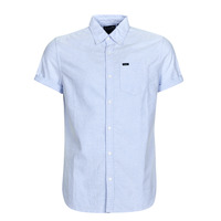 Textiel Heren Overhemden korte mouwen Superdry VINTAGE OXFORD S/S SHIRT Klassiek / Blauw