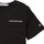 Textiel Jongens T-shirts korte mouwen Calvin Klein Jeans CHEST LOGO TOP Zwart