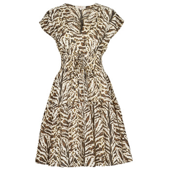 Textiel Dames Korte jurken Derhy CABOVERDE ROBE Brown / Beige