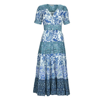 Textiel Dames Lange jurken Derhy CLEMENTINE ROBE Blauw / Wit