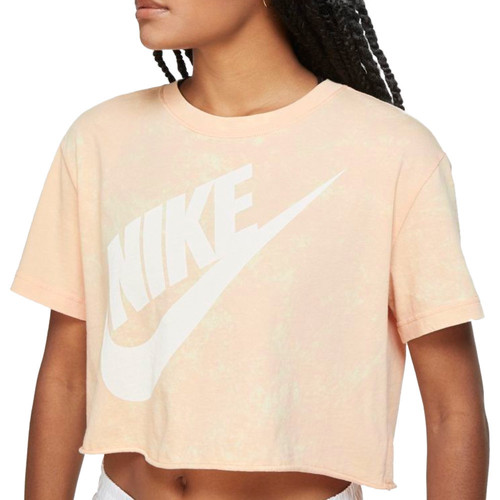 Textiel Dames T-shirts korte mouwen Nike  Orange