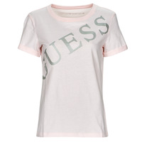 Textiel Dames T-shirts korte mouwen Guess SS CN BENITA TEE Roze