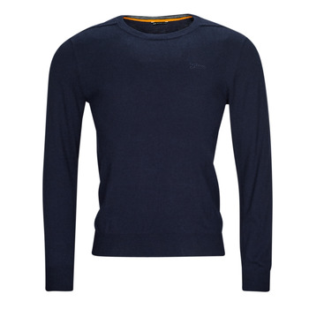 Textiel Heren Sweaters / Sweatshirts Guess ES RANDALL CN BASIC SWTR Marine