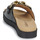 Schoenen Dames Leren slippers Gabor 2374397 Zwart / Goud