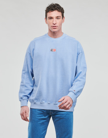 Textiel Heren Sweaters / Sweatshirts Tommy Jeans TJM SKATER TIMELESS TOMMY CREW Blauw / Ciel