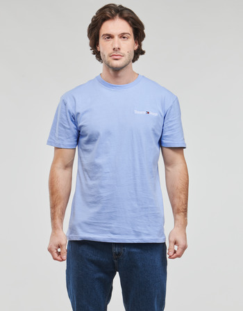 Tommy Jeans TJM CLSC LINEAR CHEST TEE Blauw / Ciel
