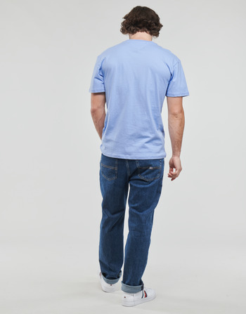 Tommy Jeans TJM CLSC LINEAR CHEST TEE Blauw / Ciel