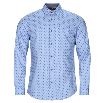 Textiel Heren Overhemden lange mouwen Jack & Jones JJETREKOTA DETAIL SHIRT LS Blauw