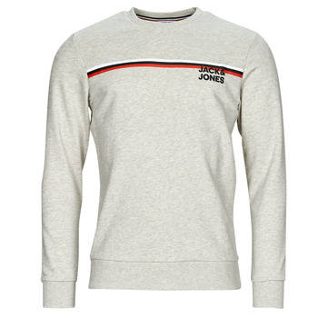 Textiel Heren Sweaters / Sweatshirts Jack & Jones JJATLAS SWEAT CREW NECK Wit
