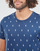 Textiel Heren T-shirts korte mouwen Polo Ralph Lauren SLEEPWEAR-S/S CREW-SLEEP-TOP Blauw / Creme