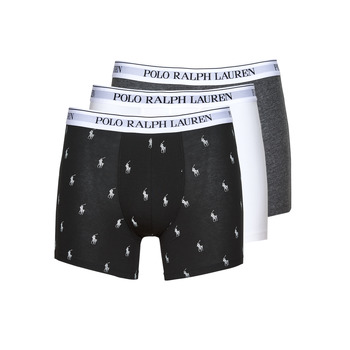 Ondergoed Heren Boxershorts Polo Ralph Lauren UNDERWEAR-BOXER BRIEF-3 PACK-BOXER BRIEF Zwart / Wit / Grijs / Wit