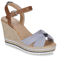 Schoenen Dames Sandalen / Open schoenen Tom Tailor 5390211 Blauw / Brown / Wit