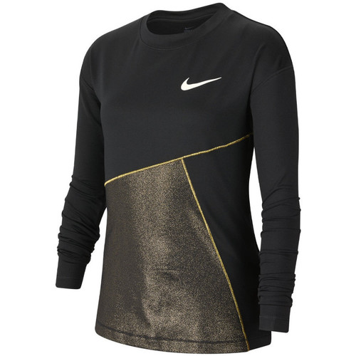 Textiel Meisjes T-shirts & Polo’s Nike  Zwart