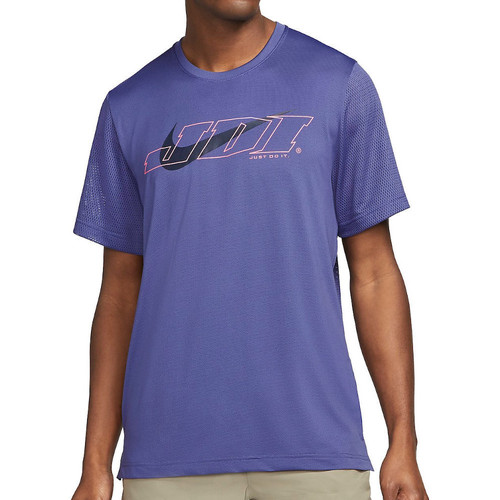 Textiel Heren T-shirts korte mouwen Nike  Violet