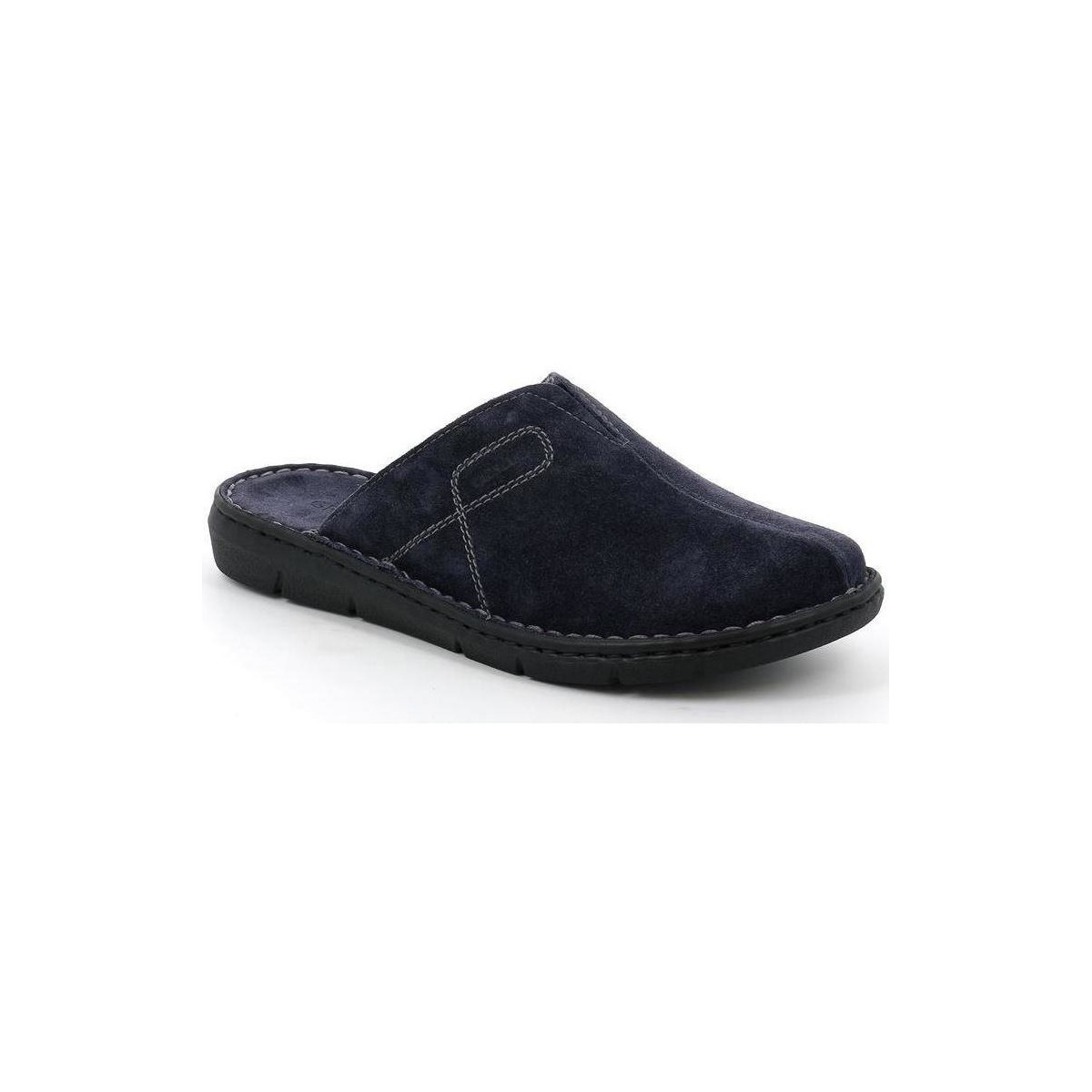 Schoenen Heren Leren slippers Grunland DSG-CI2515 Blauw