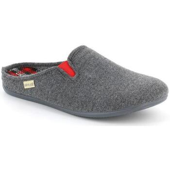 Schoenen Heren Leren slippers Grunland DSG-CI2678 Grijs