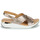 Schoenen Dames Sandalen / Open schoenen Caprice 28702 Goud / Wit