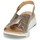 Schoenen Dames Sandalen / Open schoenen Caprice 28702 Goud / Wit
