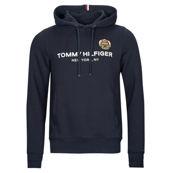 Textiel Heren Sweaters / Sweatshirts Tommy Hilfiger ICON STACK CREST  HOODY Marine