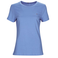 Textiel Dames T-shirts korte mouwen Tommy Hilfiger NEW CREW NECK TEE Blauw