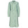 Textiel Dames Korte jurken Tommy Hilfiger ORG CO STRIPE MIDI SHIRT-DRESS Wit / Groen