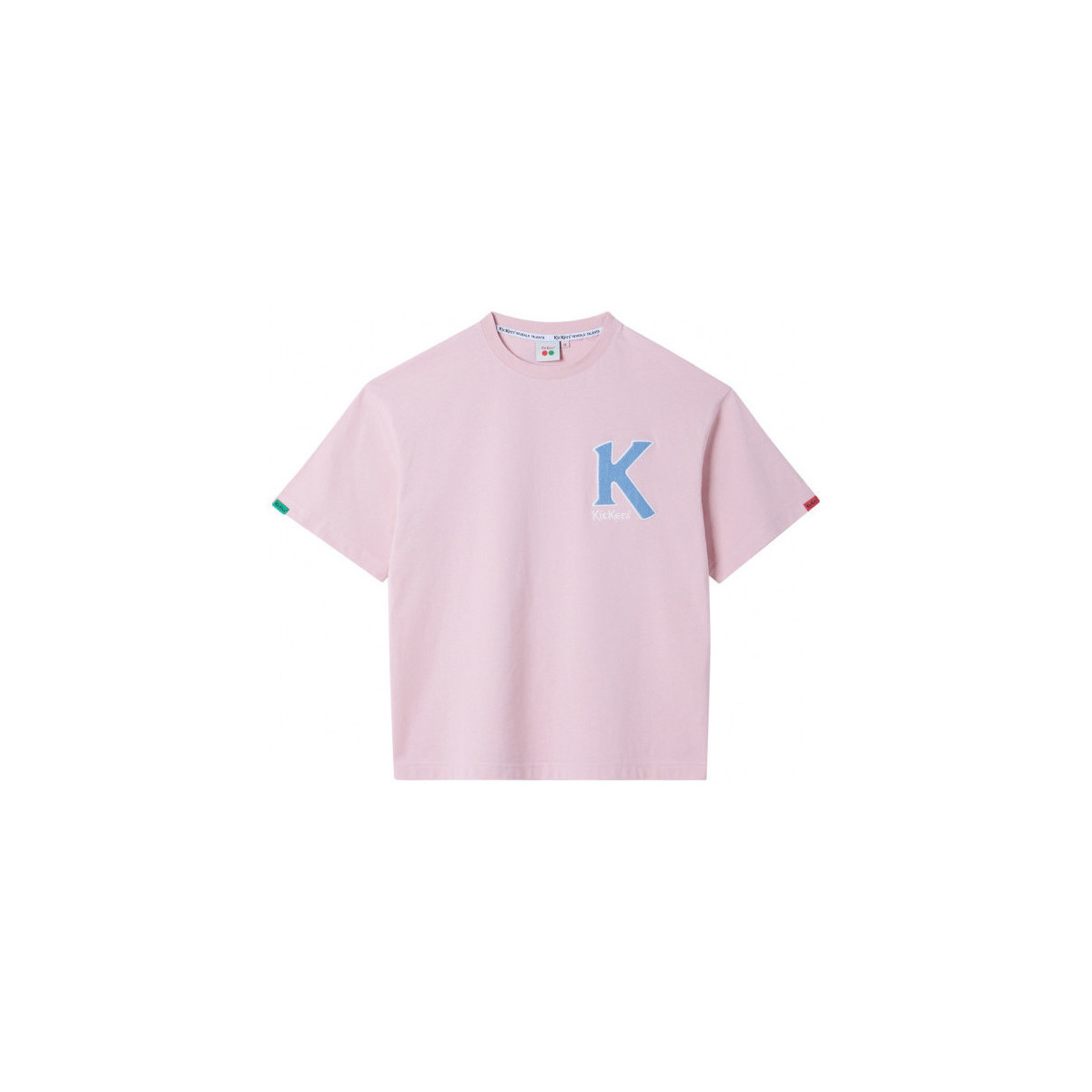 Textiel T-shirts & Polo’s Kickers Big K T-shirt Roze