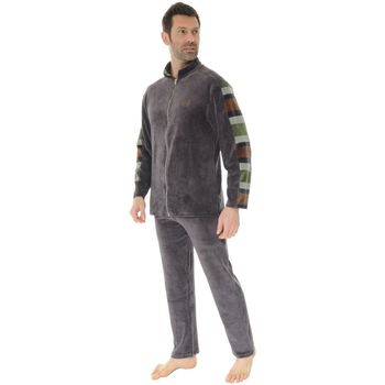 Textiel Heren Pyjama's / nachthemden Christian Cane STEFEN Grijs